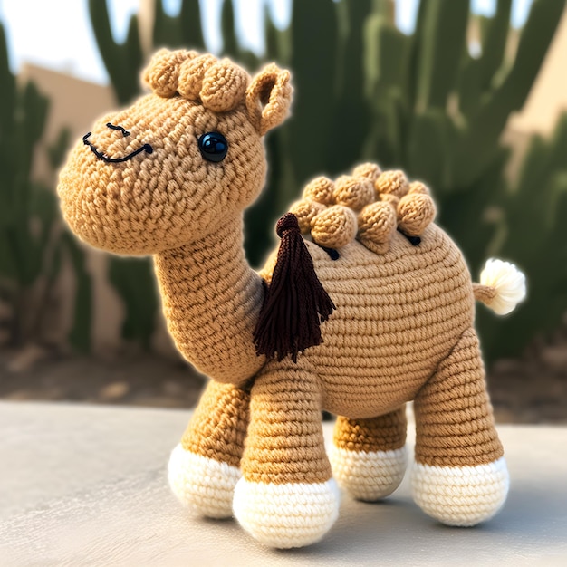 Kameelgaren Amigurumi