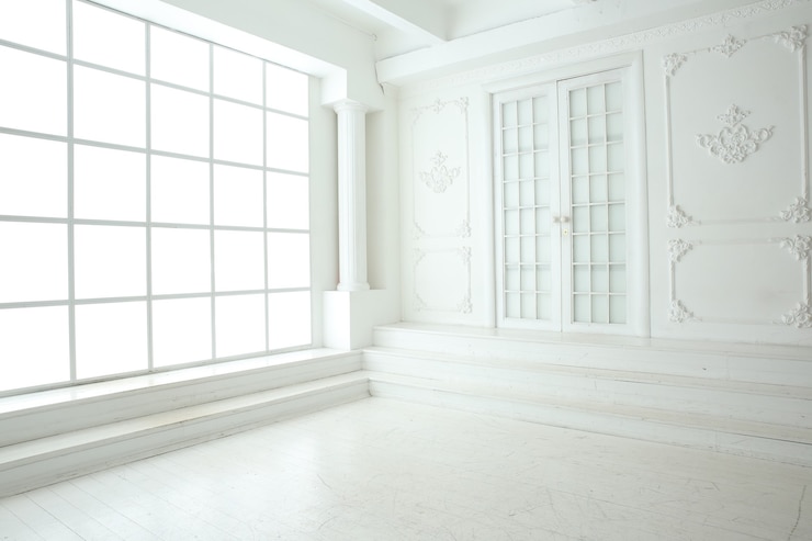 Foto kamer in witte tinten