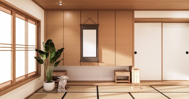 Kamer interieur in Japanse stijl