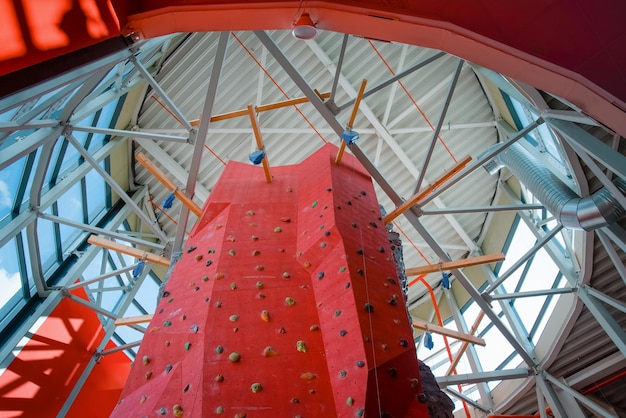 Kamer skaladrom in het gebouw voor extreme sporten