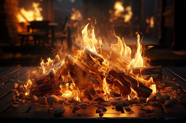 Kamin Flamme Feuer Gemtlich 따뜻한