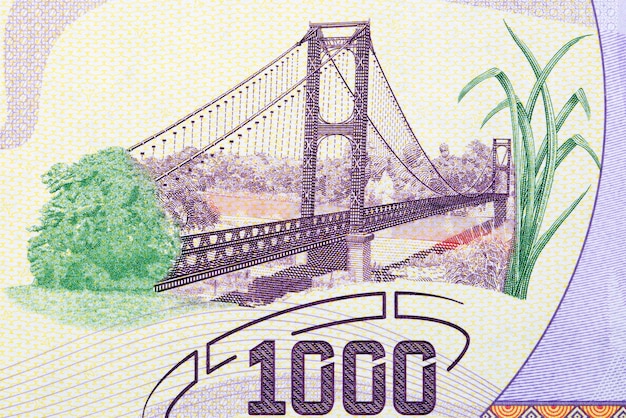 Kamor Bridge van Malagassisch geld Ariary