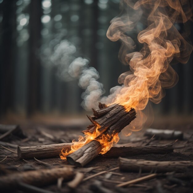 Foto kampvuur