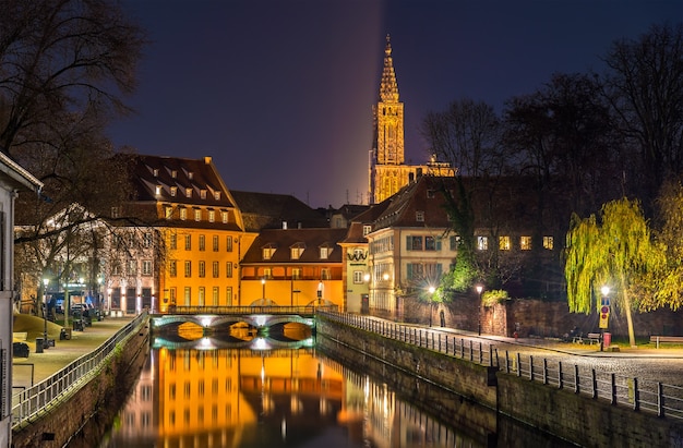 Kanaal in Petite France - Straatsburg, Frankrijk