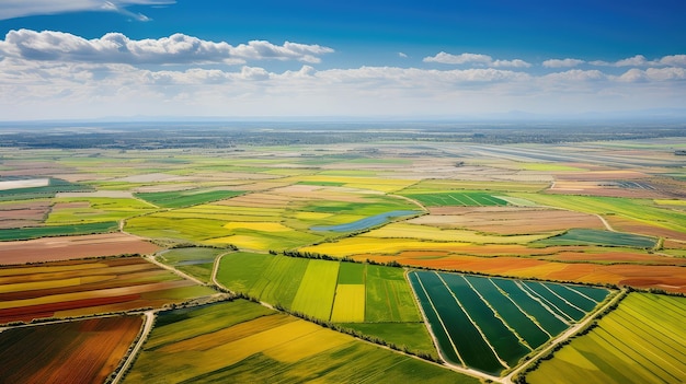 Kanalen irrigatie landbouw