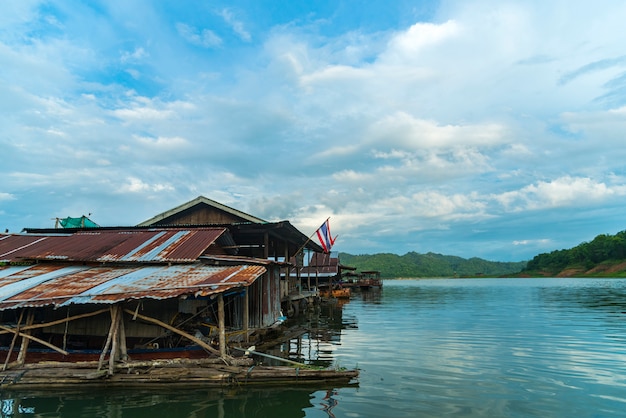 Kanchanaburi tropical forest, natural view