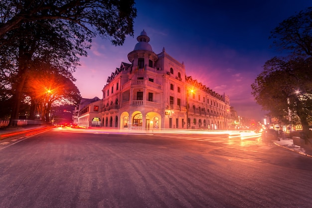 Kandy skyline at night in Sri Lanka