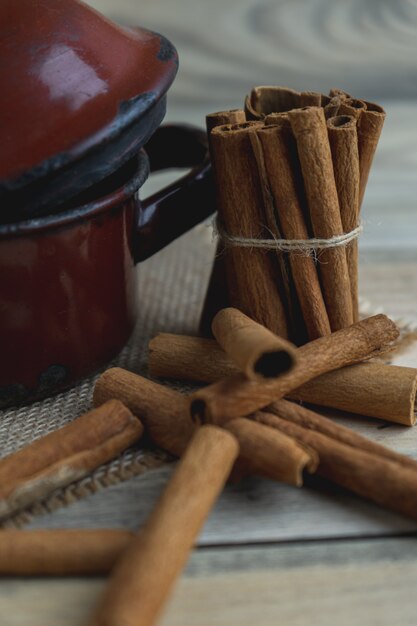 Kaneelstokjes voor infusie