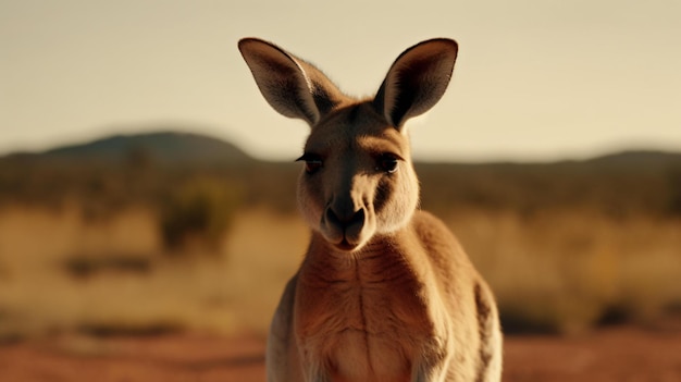 カンガルーの詳細ショット