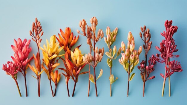 Kangaroo paw background images natural colors bright background generative ai