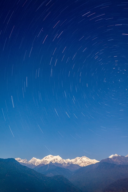 Photo kangchenjunga mountain view