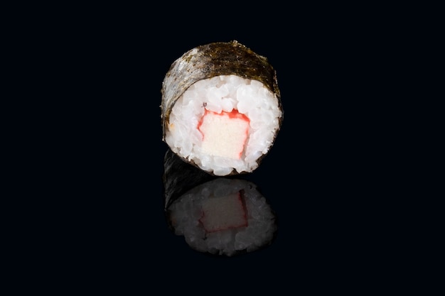 Kani sushi isolated.