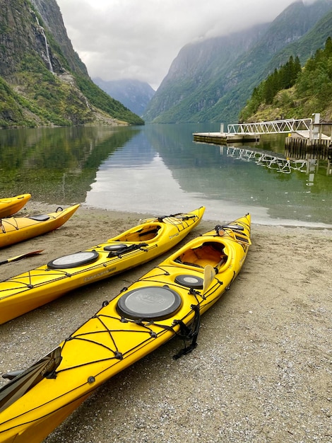 kano kajak gudvangen noorwegen norvege