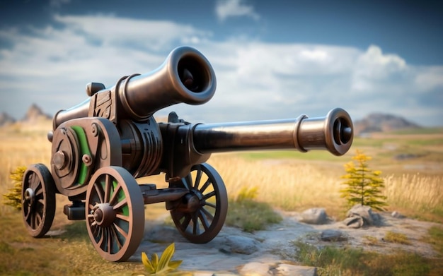 Foto kanon in halifax citadel