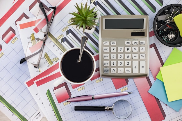 Foto kantooraccessoires voor zakelijk beheer