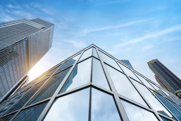 Kantoorgebouw van financieel centrum