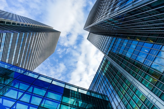 Kantoorgebouw & wolkenkrabber in Canary Wharf, Londen, Engeland