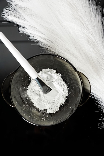 Kaolienklei wit poeder cosmetische kwaliteit voor gezichtsmasker en spa-behandelingen