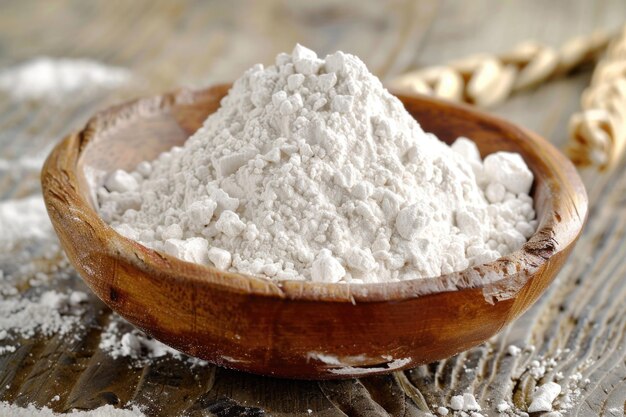 Photo kaolin is a mineral of inorganic constitution