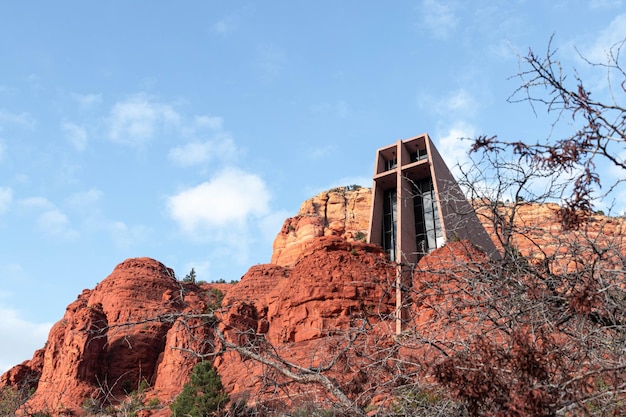 Kapel van het heilige kruis in sedona, arizona