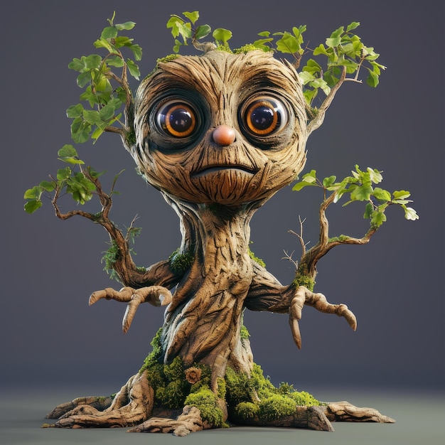 Foto karakter van de boom