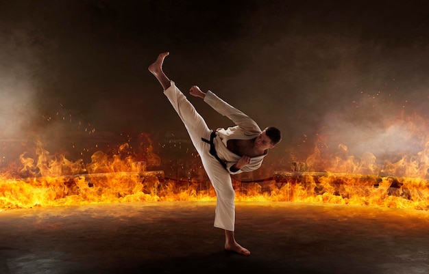 Karate vechters