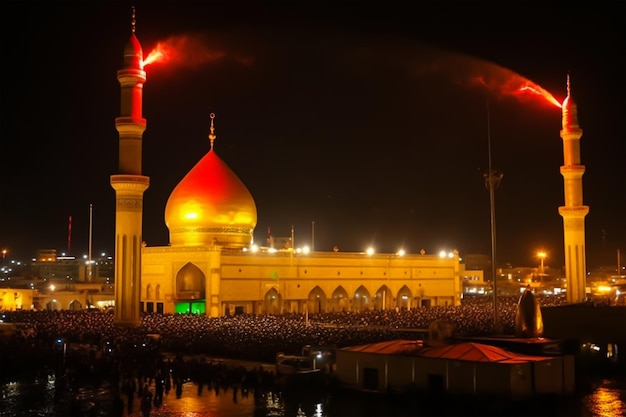 Karbala Iraq Mosque Ashura Day Moharram