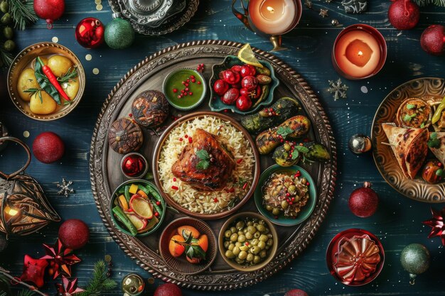 Фото Карим рамаданская еда с украшениями