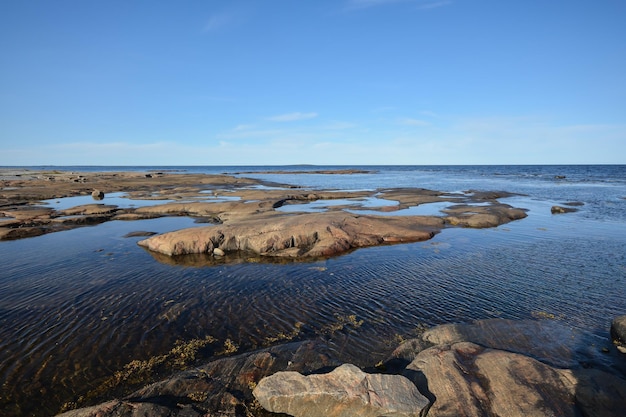Karelië de kust van de Witte Zee