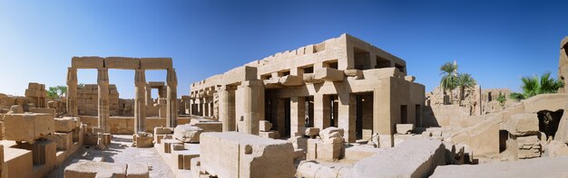 Photo the karnak temple complex, luxor, egypt. panorama