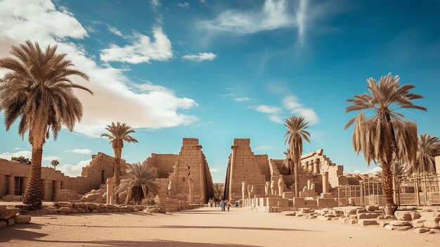 Photo karnak temple in luxor