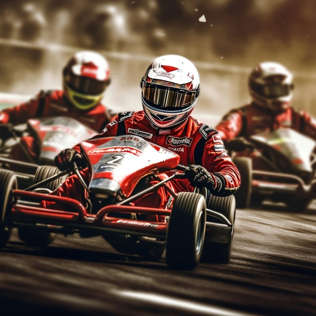 Karting Championship Race 궁극의 스릴 Generative AI