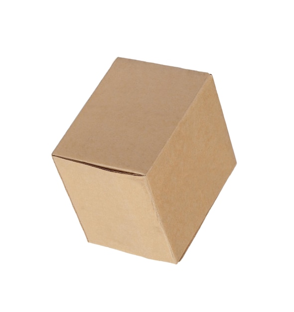 Kartonnen doos voorzijde met geïsoleerde