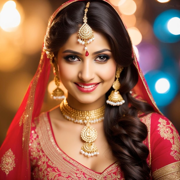 Photo karwa chauth indian girl