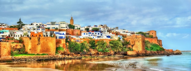모로코의 수도 라바트에 있는 우다야족의 카스바