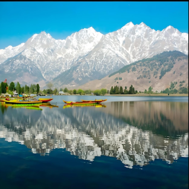 Photo kashmir tourist spot photography