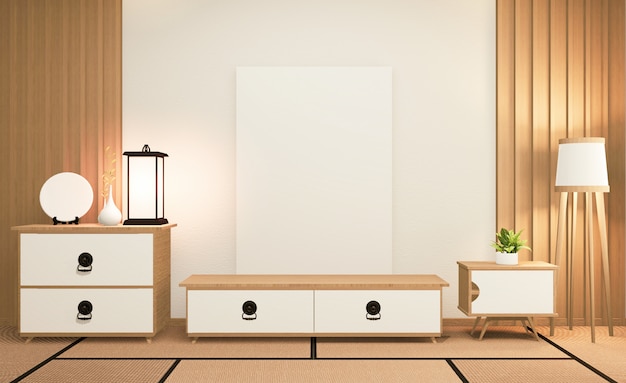 Kast in Japanse woonkamer