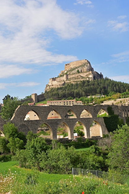 Kasteel en aquaduct, Marella, Castellon, Spanje