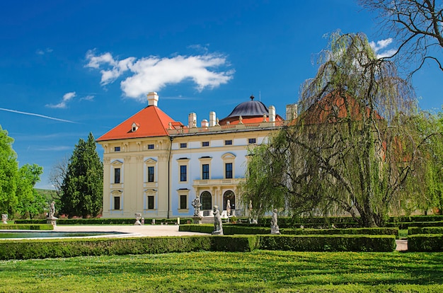 Kasteel in Slavkov - Austerlitz bij Brno, Tsjechië