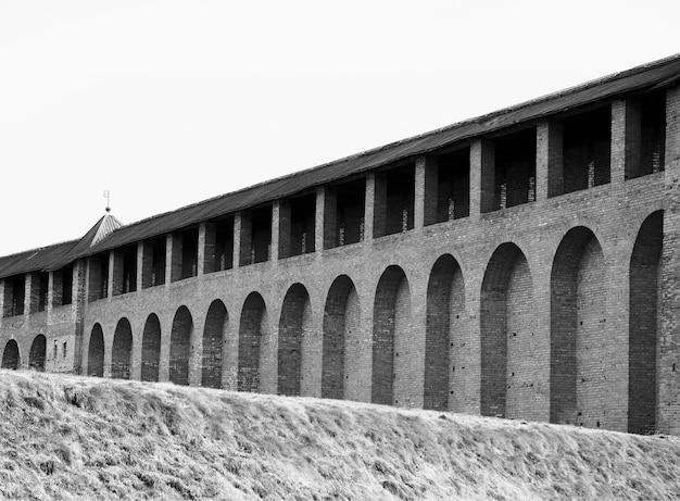 Kasteel muren architectuur achtergrond