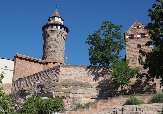 Kasteel Nuernberger Burg in Nuernberg