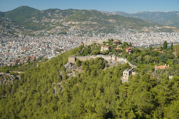 Kasteel van Alanya in de stad Antalya Turkiye van Alanya