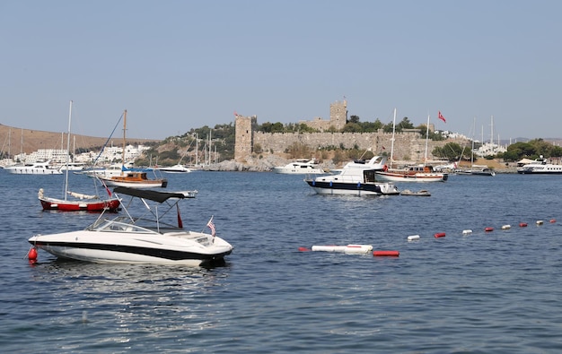 Kasteel van bodrum in turkije