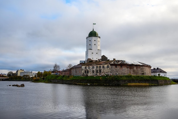 Kasteel Vyborg Sightseeing van Rusland Kasteel Vyborg middeleeuws kasteel in de stad Vyborg