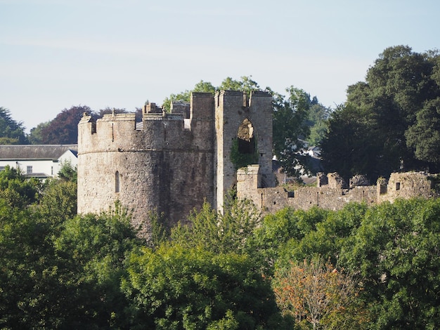 Kasteelruïnes van Chepstow in Chepstow