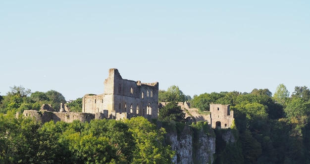 Kasteelruïnes van Chepstow in Chepstow