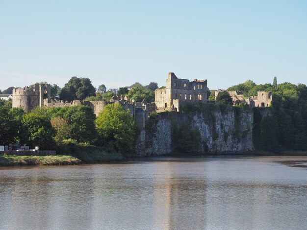 Kasteelruïnes van Chepstow in Chepstow