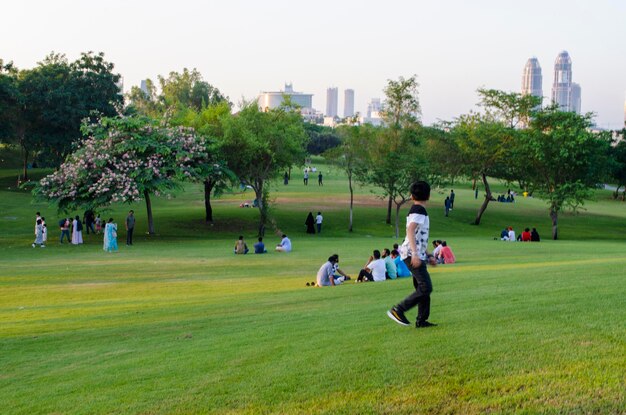 The Katara cultural village Park on Katara Hills DOHA QATAR Jun 29