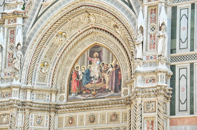 Foto kathedraal van santa maria del fiore in florence