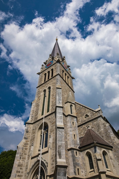 Kathedraal van Vaduz in Liechtenstein